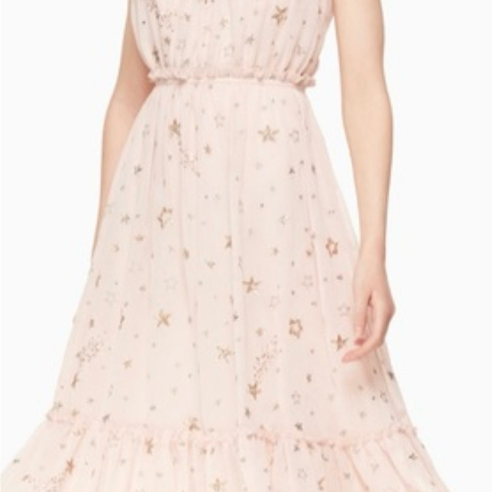 Kate Spade Amanda Dress Size 0 pink stars